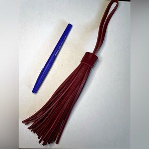 Leather tassel